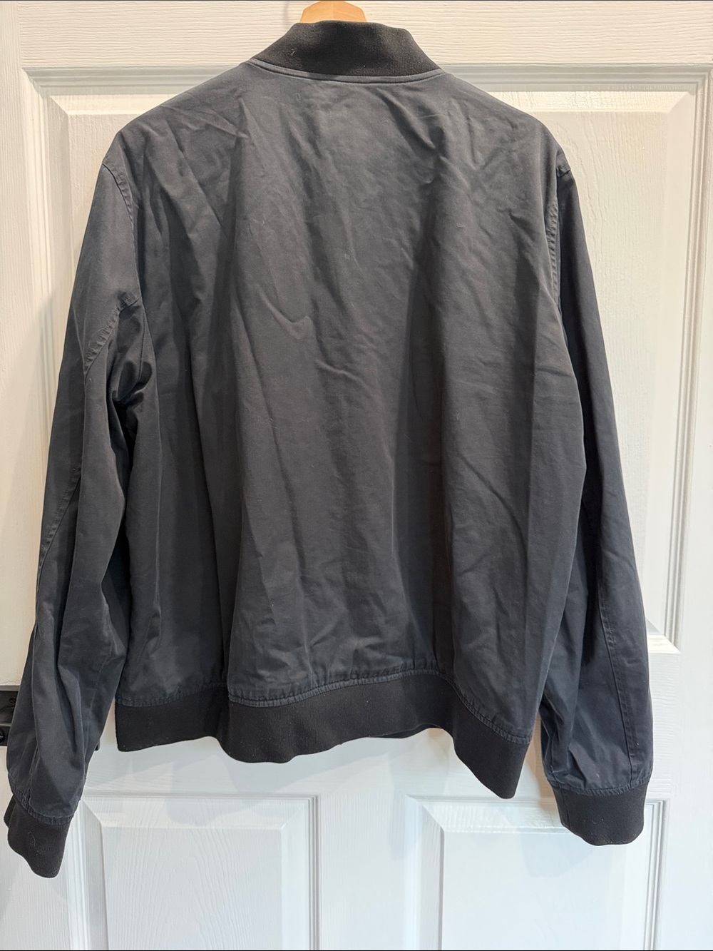 Everlane Slate Gray Men's Bomber Jacket - Picture 3 of 3